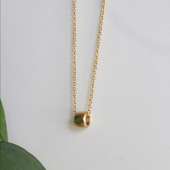 Golden Ring Necklace - Picture 2 of 3